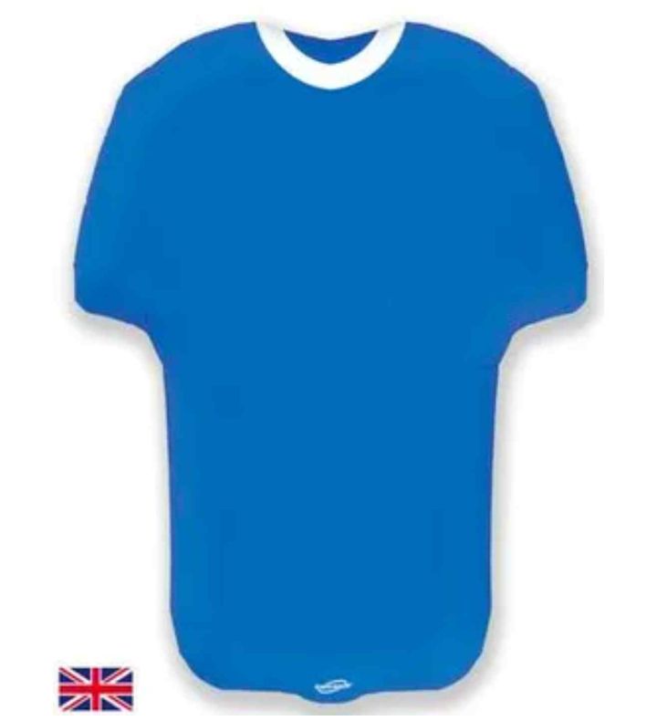 24" Oaktree Football Shirt Blue Metallic
