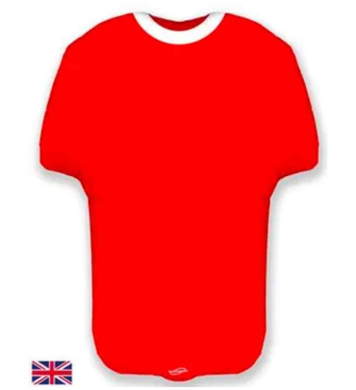 24" Oaktree Football Shirt Red Metallic