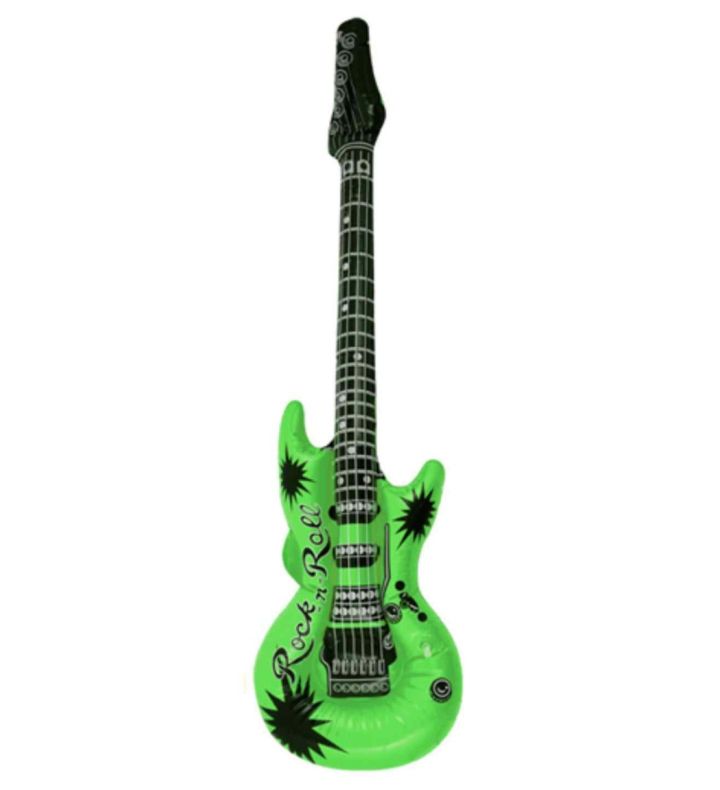 Inflatable Guitar Assorted Neon Colour