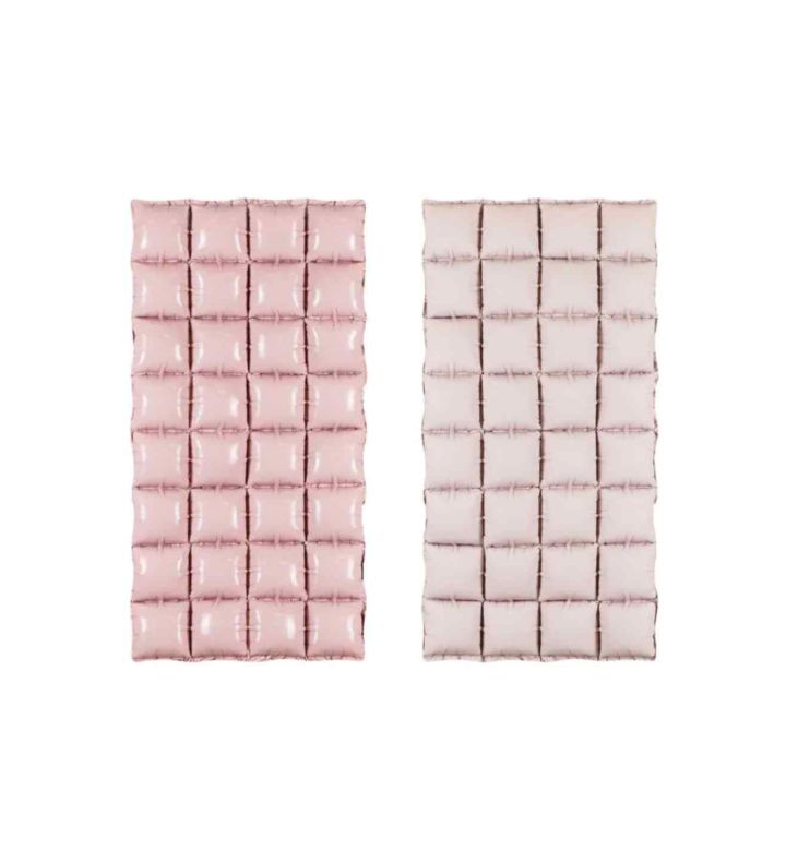 110 x 55cm Party Deco Double Sided Light Pink Curtain