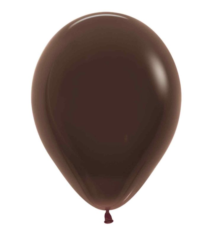 12" Sempertex Chocolate 076 Fashion Latex Balloons 50ct