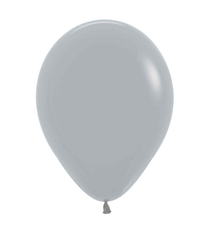 12" Sempertex Grey 081 Latex Balloons 50ct