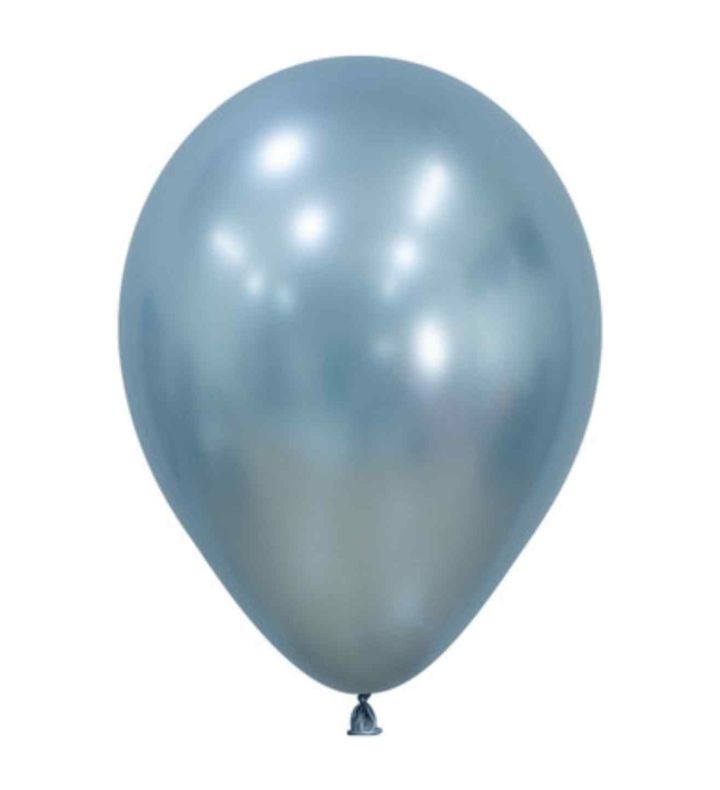 12" Sempertex Silk Arctic Blue 839 Latex Balloons 50ct