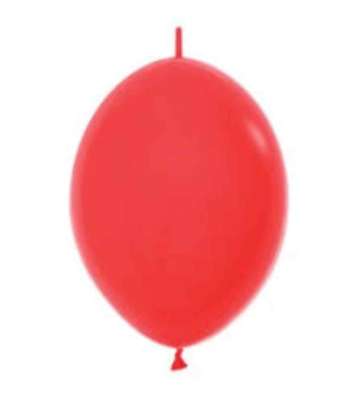 12" Sempertex Link Red 015 Latex Balloons 50ct