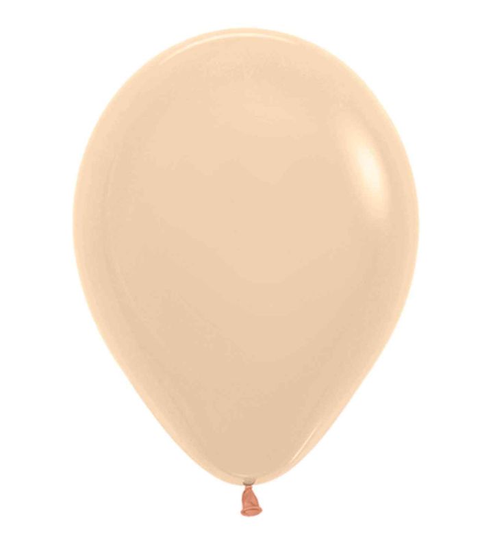12" Sempertex Pastel Matte Malibu Peach 660 Latex Balloons 50ct