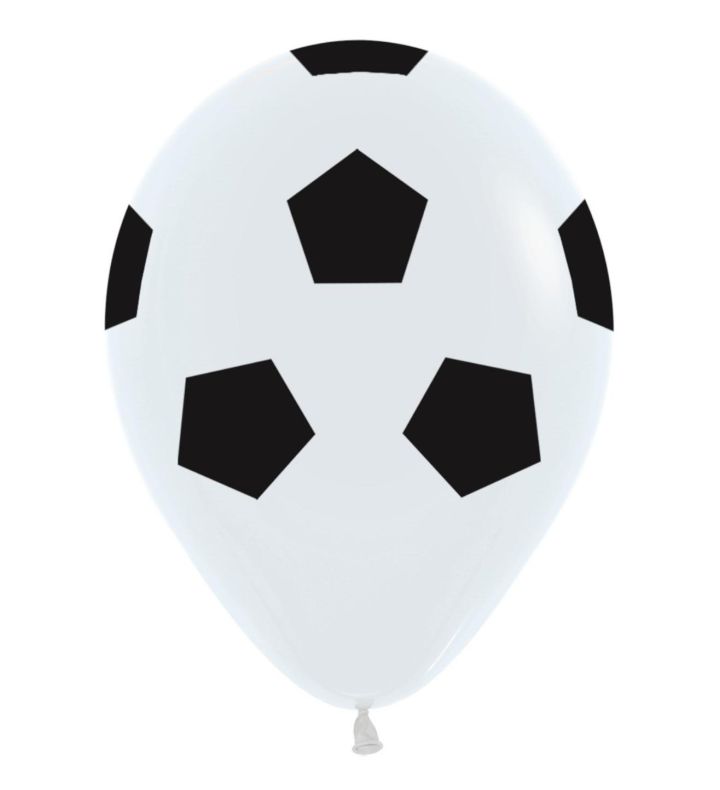 12" Football Round Sempertex Latex Balloon