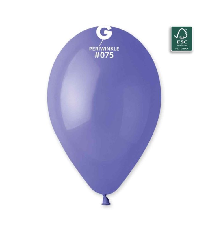 13" Gemar Periwinkle 075 Latex Balloons 50ct