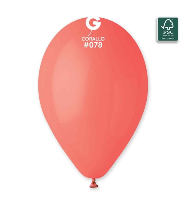 13" Gemar Corallo 078 Latex Balloons 50ct