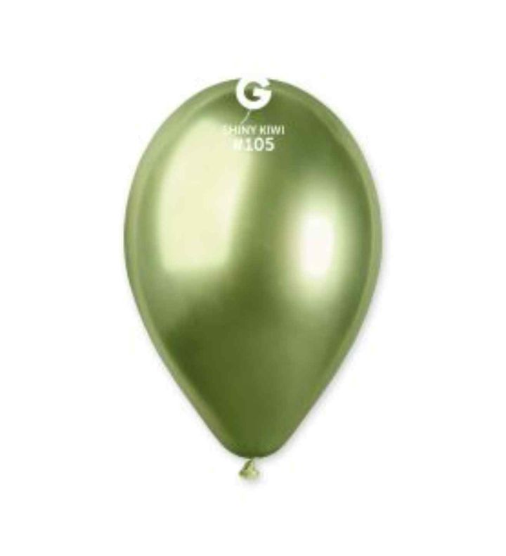 13" Gemar Shiny Kiwi Green 105 Latex Balloons 50ct
