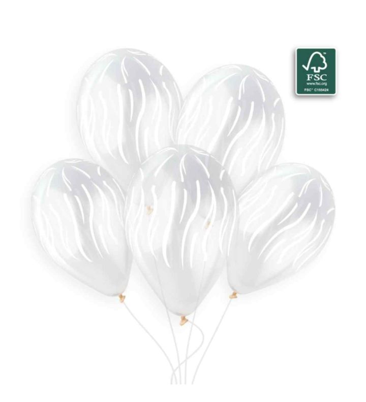 13" Gemar Zebra Stripe Latex 50ct