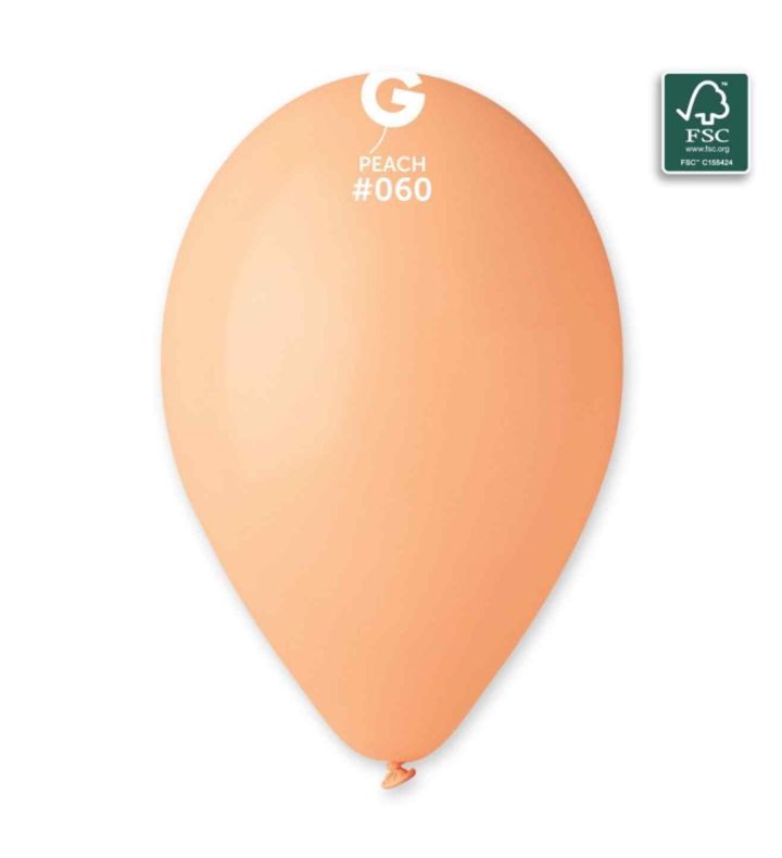 13" Gemar Peach 060 Latex Balloons 50ct