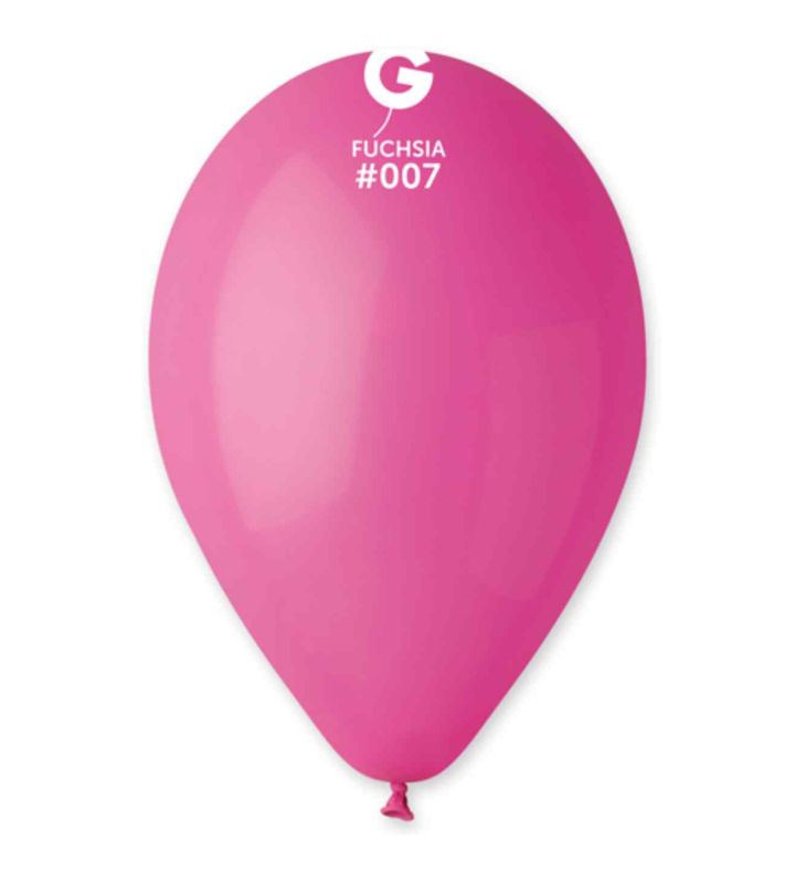 13" Gemar Fuchsia 007 Latex Balloons 50ct
