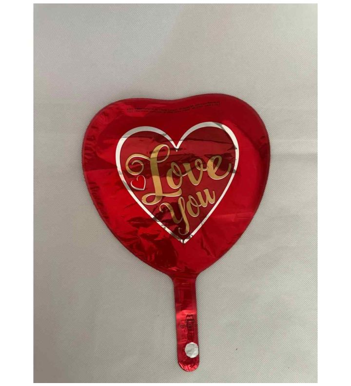 14" Love you Heart Anagram Foil Balloon