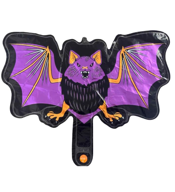 Mini Halloween Bat with Purple Wings Bamboo Party Foil Balloon