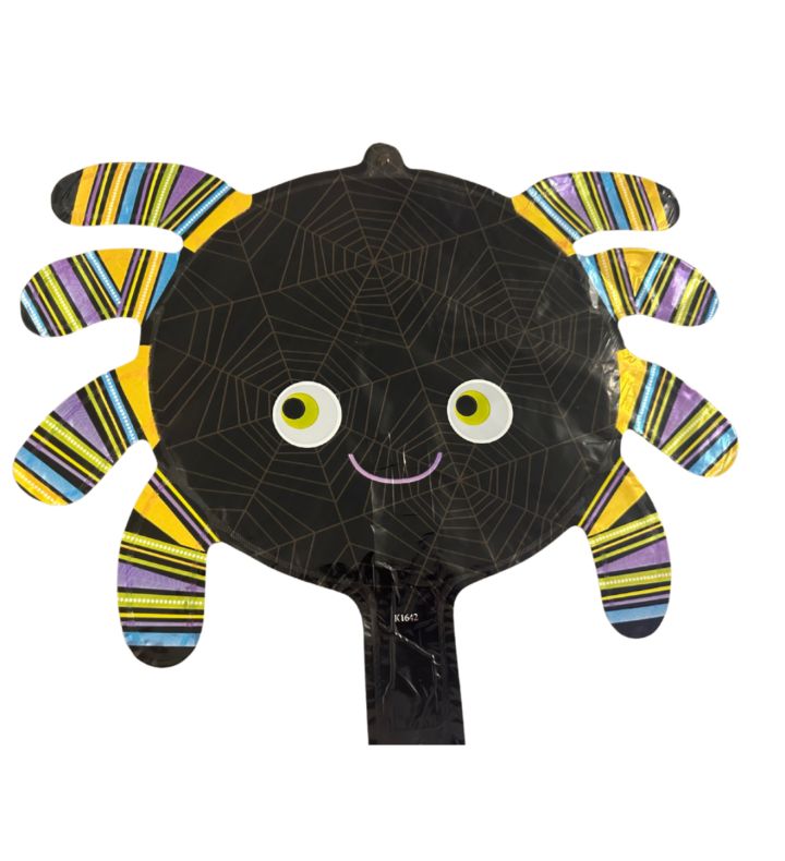 Mini Spider with Colourful legs Bamboo Party Foil Balloon
