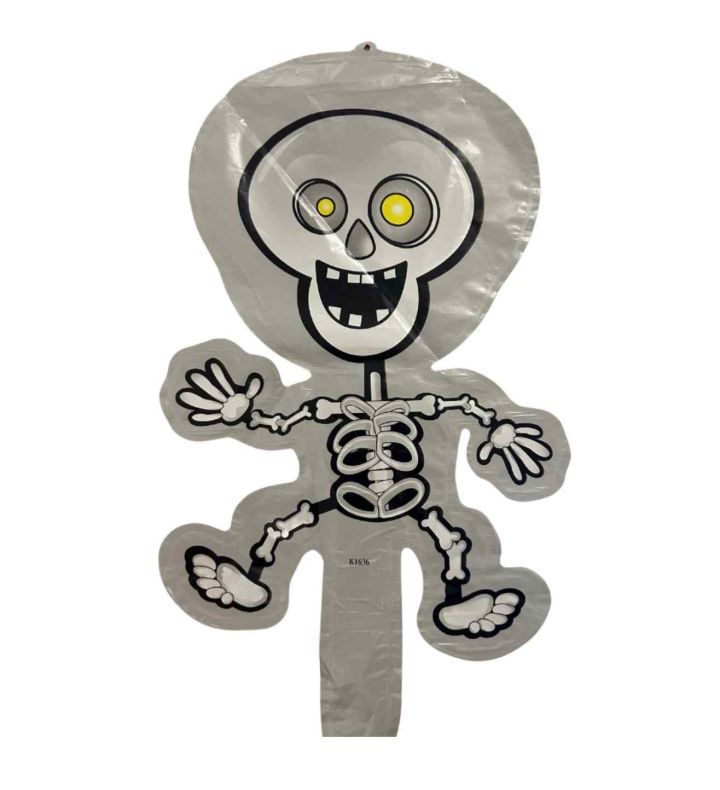 Mini Halloween Skeleton Bamboo Party Foil Balloon