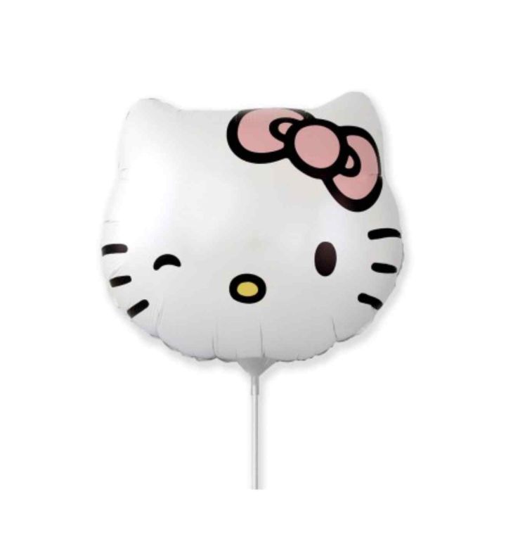 Mini Hello Kitty Head Flexmetal Foil Balloon