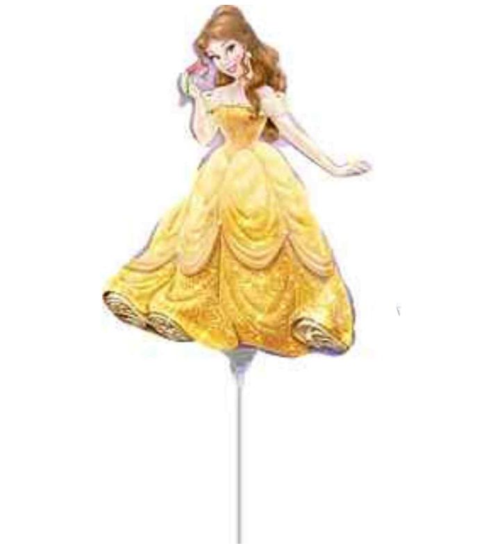 Mini Belle Disney Princess Anagram Foil Balloon