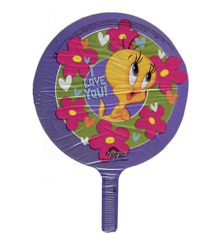 14" Tweety Pie I Love You Round Anagram Foil Balloon