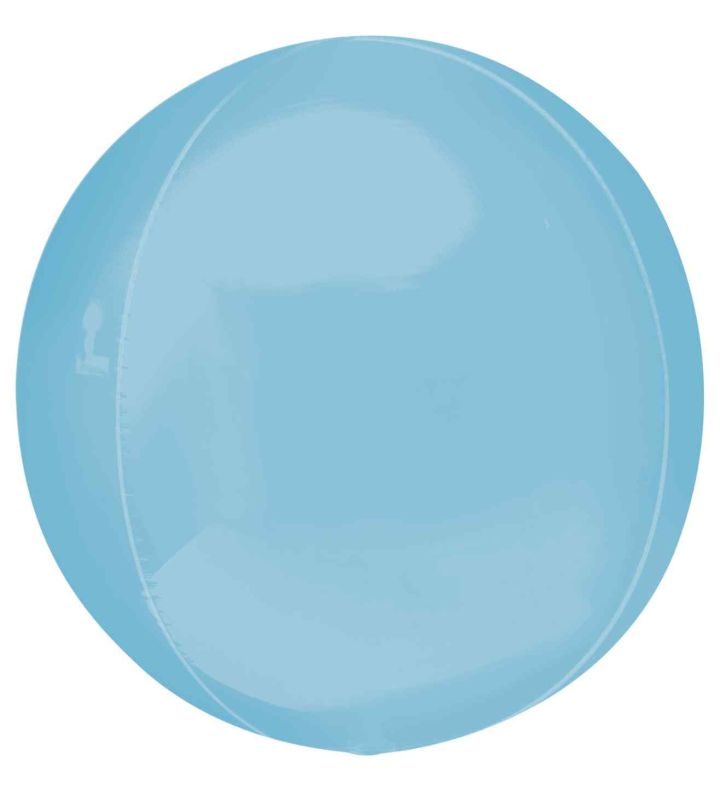 15" Pastel Blue Orbz 3PC