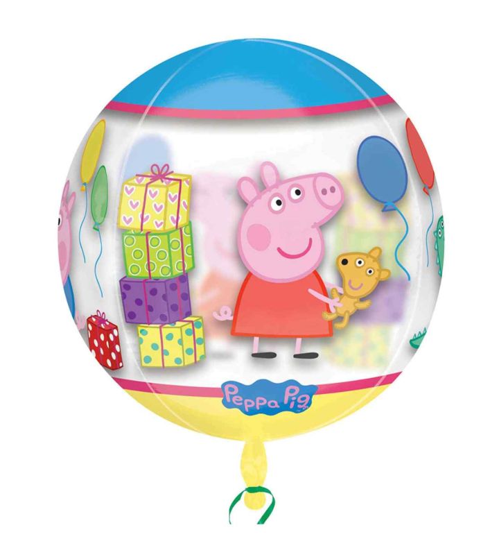 15" Peppa Pig Clear Orbz