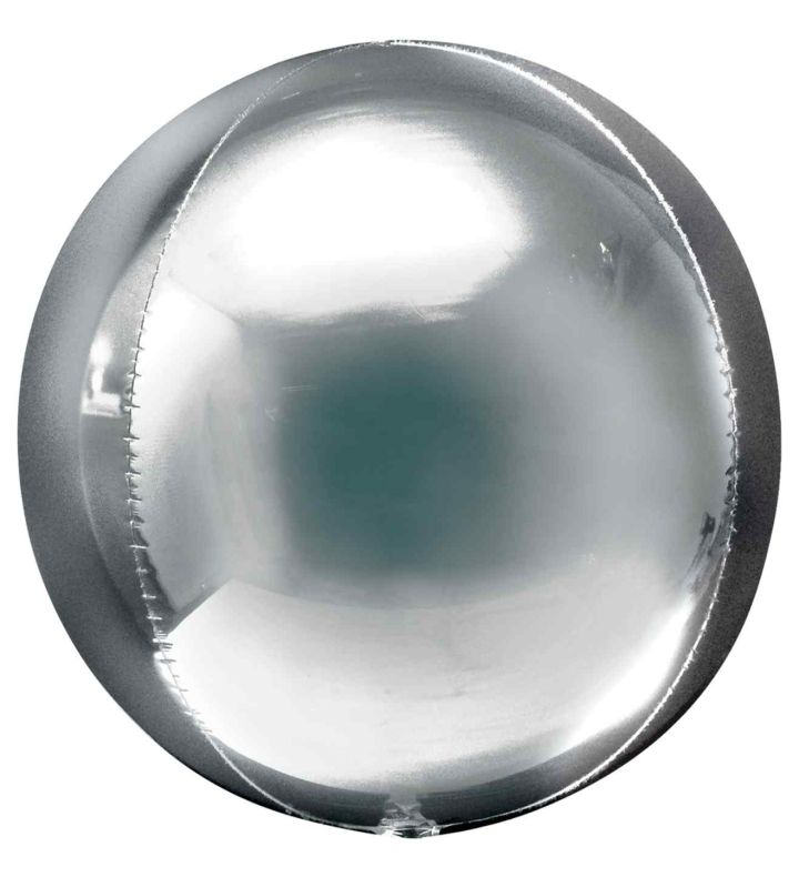15" Silver Orbz 1PC