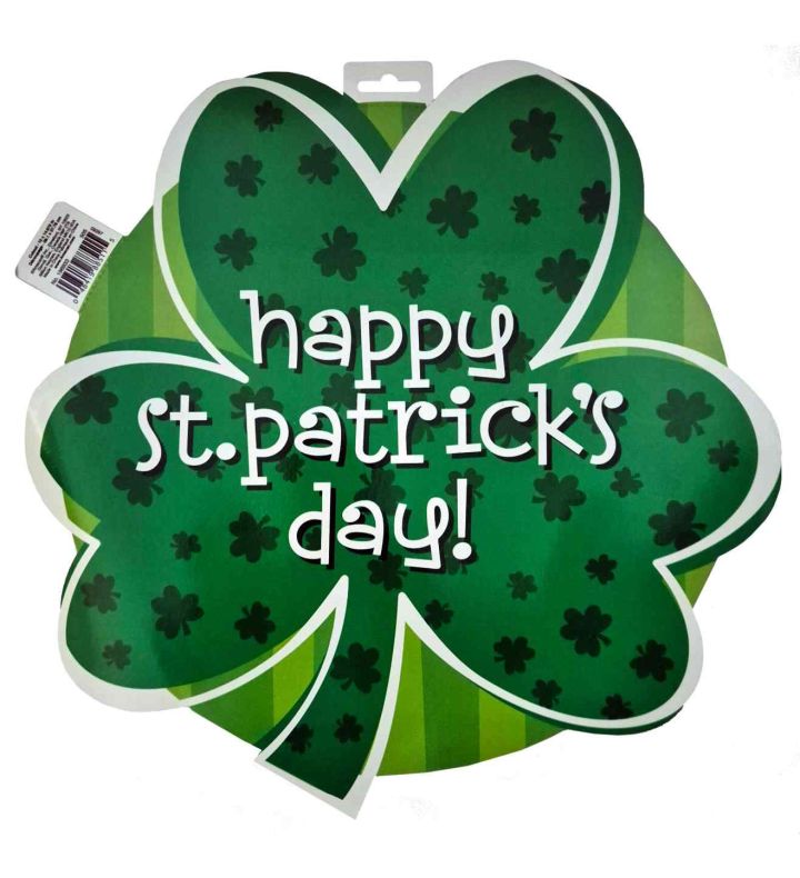 15" St Patricks Day Printed Cutout