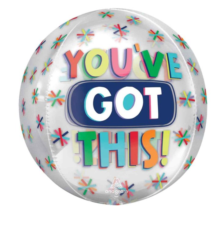 15" You’ve got this! Orbz Foil Balloon
