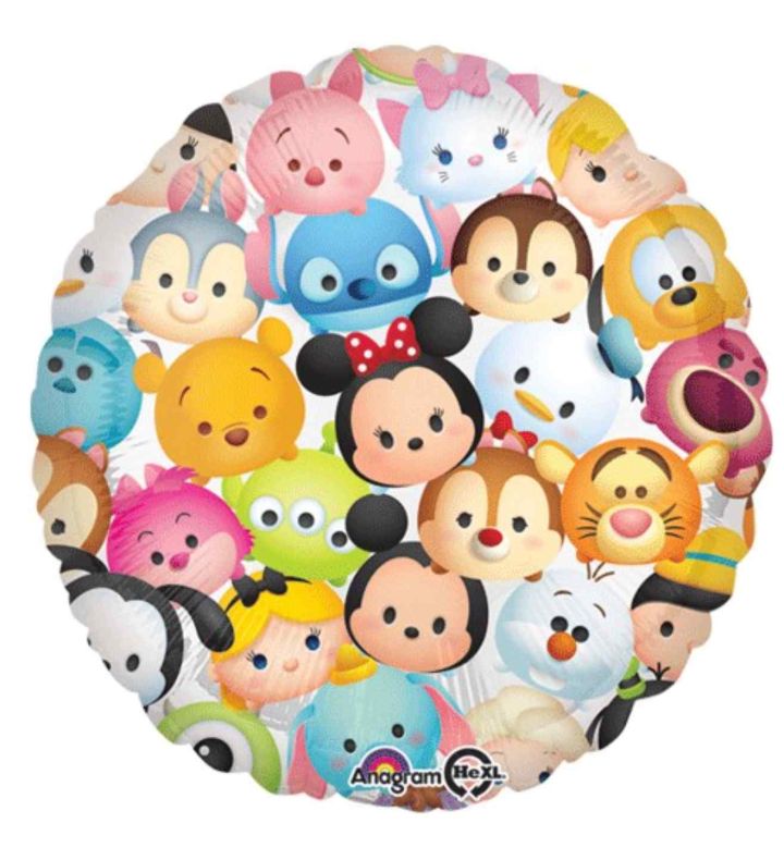 17" Anagram Disney Tsum Tsum Foil Balloon