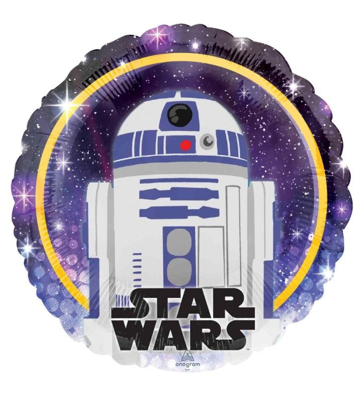 17" Anagram Star Wars Galaxy R2-D2 Foil Balloon
