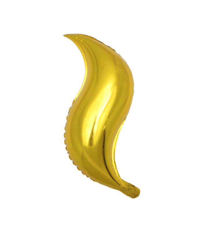 18" Bamboo Party Gold Mermaid Tail Foil Balloon