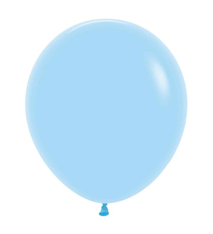 18" Sempertex Pastel Matte Blue 640 Latex Balloons 25ct