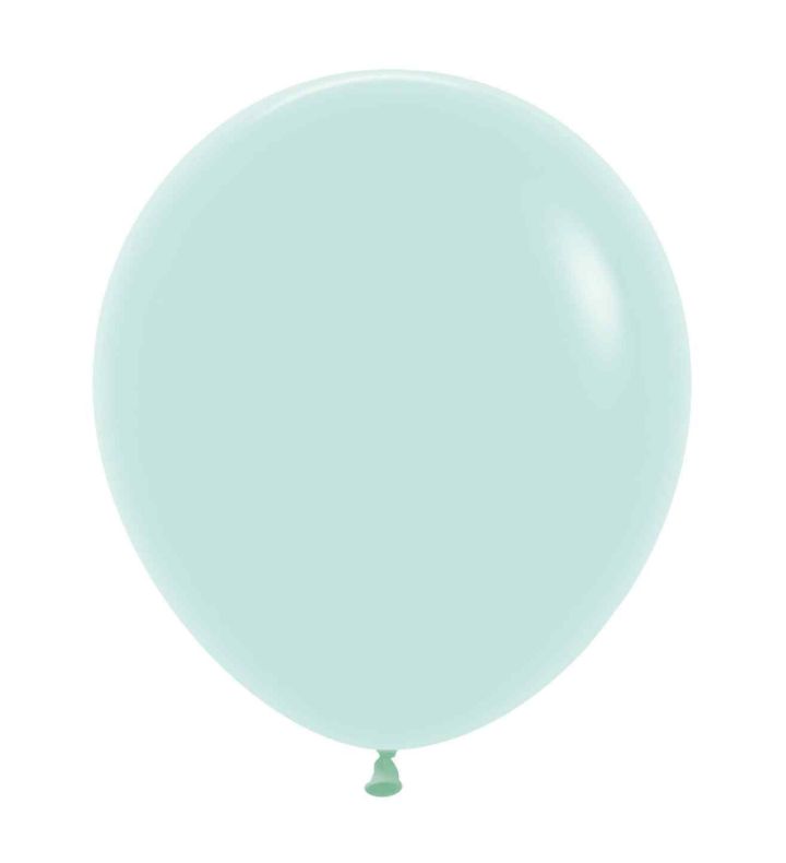 18" Sempertex Pastel Matte Green 630 latex Balloons 25ct