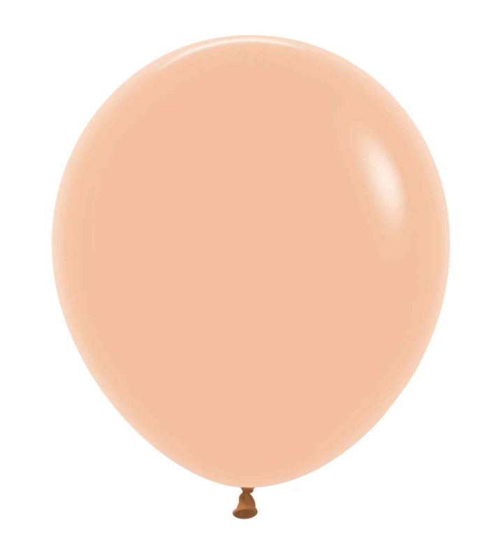 18" Sempertex Fashion Peach Blush 060 Latex Balloons 25ct
