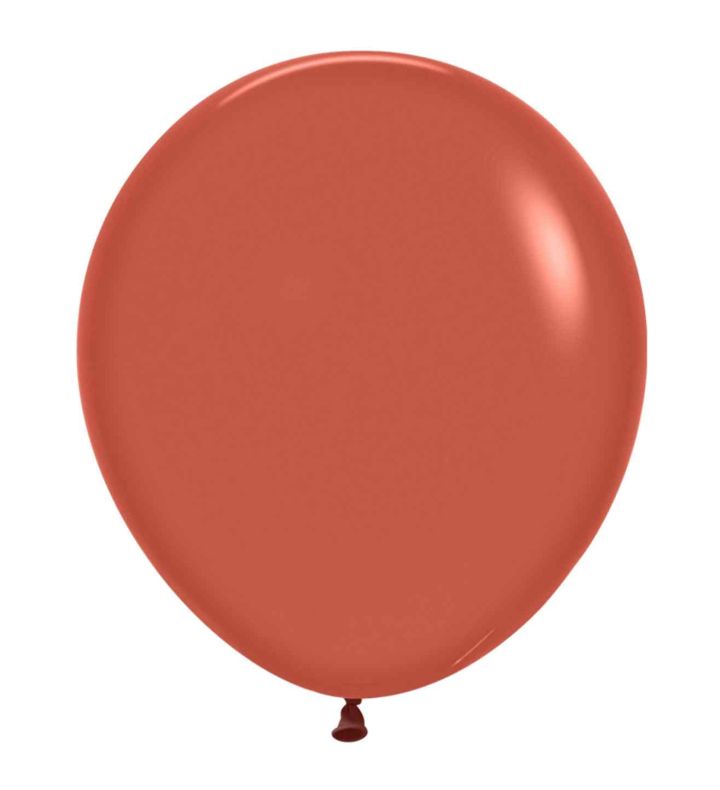 18" Sempertex Terracotta 072 Latex Balloons 25ct
