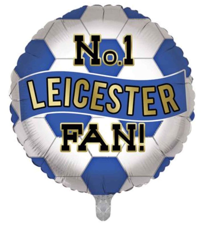 18" Sensations No 1 Leicester Fan Football Foil
