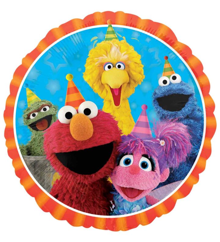 18" Sesame Street Fun Foil Balloon