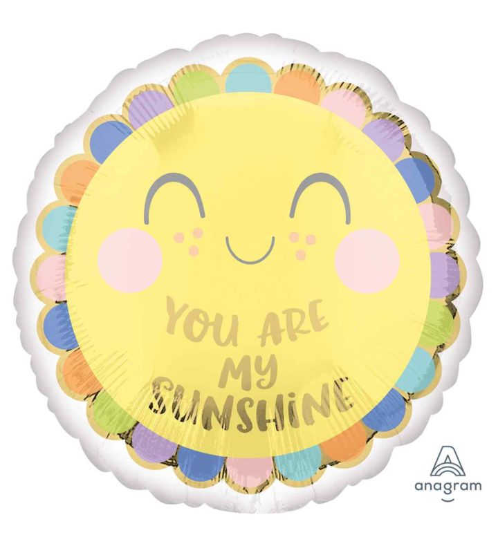 18" Sweet Baby Sunshine Foil Balloon