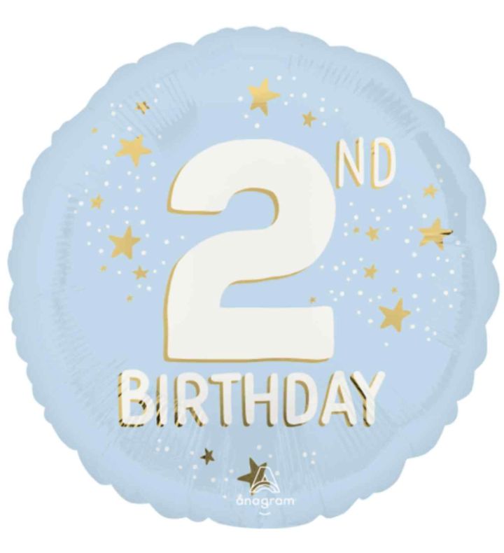 18" Little Mr 2nd Birthday Anagram Foil Balloon