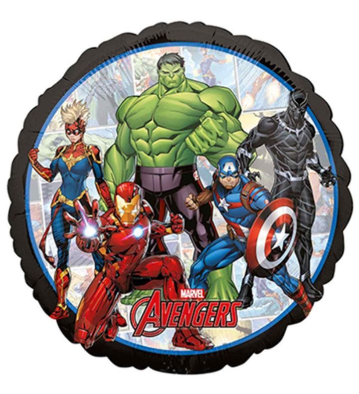 18" Avengers Marvel Powers Unite Round Foil Balloon