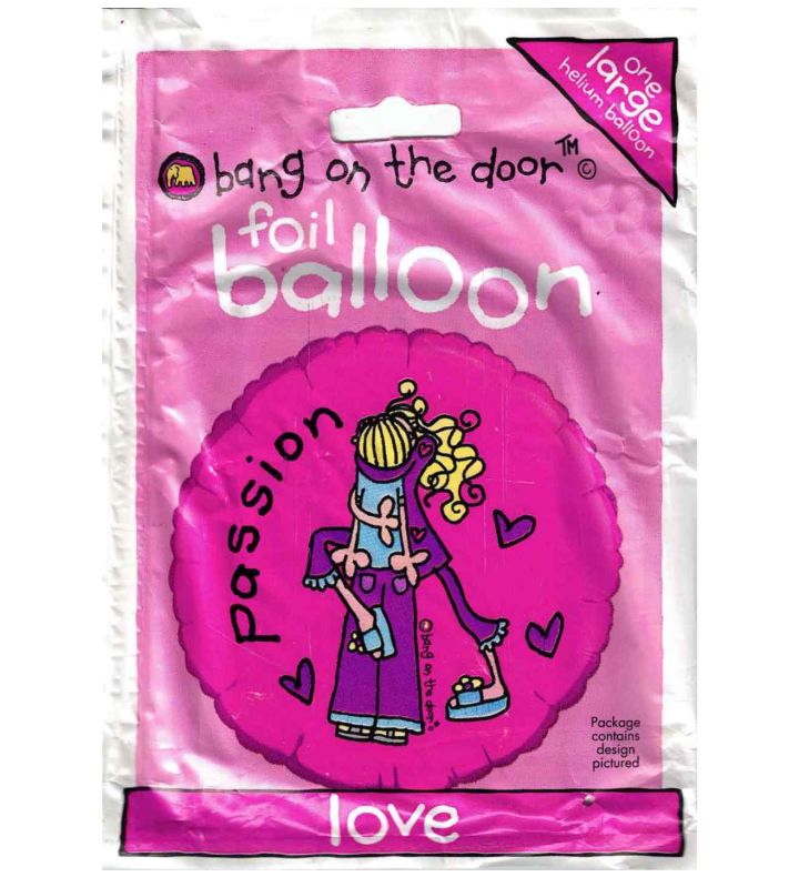 18" Bang On The Door Passion Foil Balloon