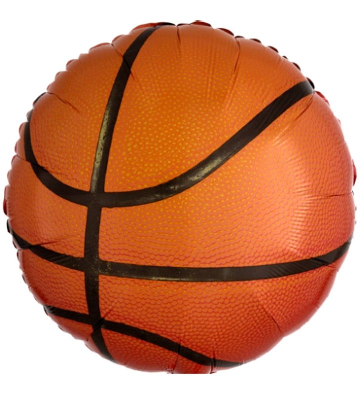 18" Basketball Championship Round Foil Balloon
