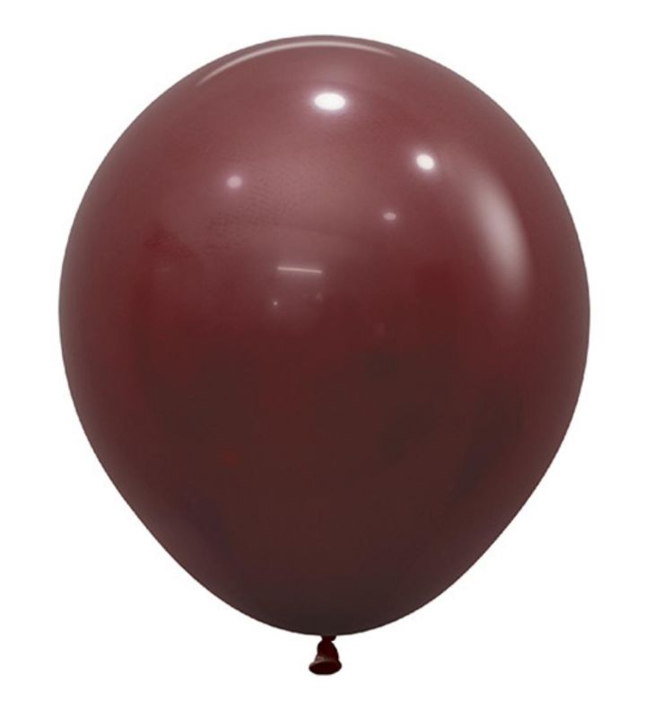 18" Sempertex Merlot 018 Latex Balloons 25ct
