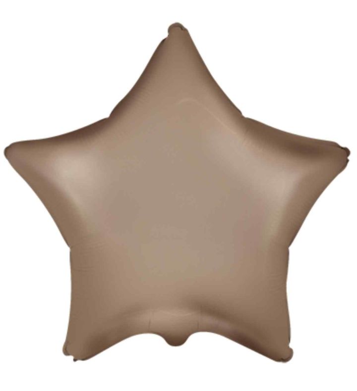 18" Star Matte Starlight Gold Flexmetal Foil Balloon