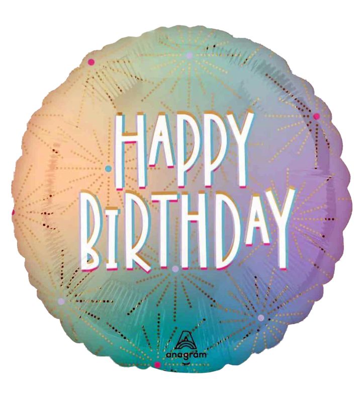 18" Pastel Dream Birthday Foil Balloon