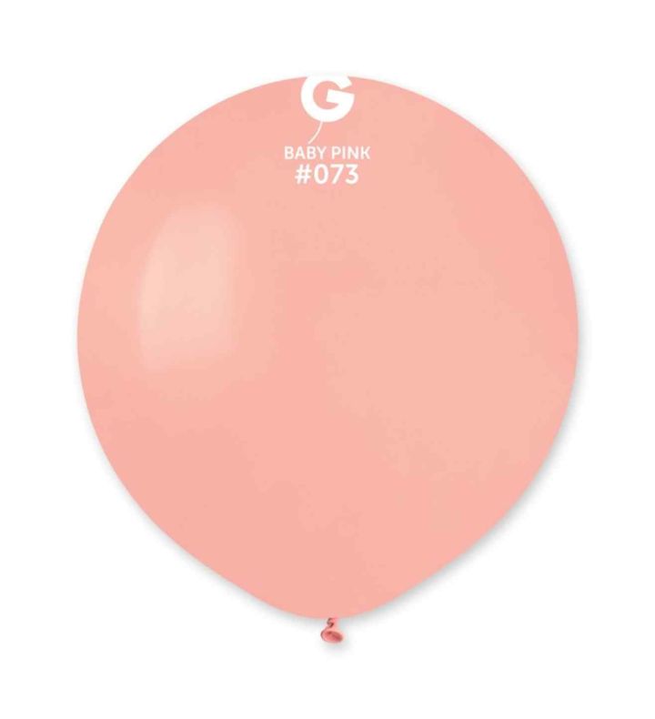 19" Gemar Baby Pink 073 Latex Balloons 25ct