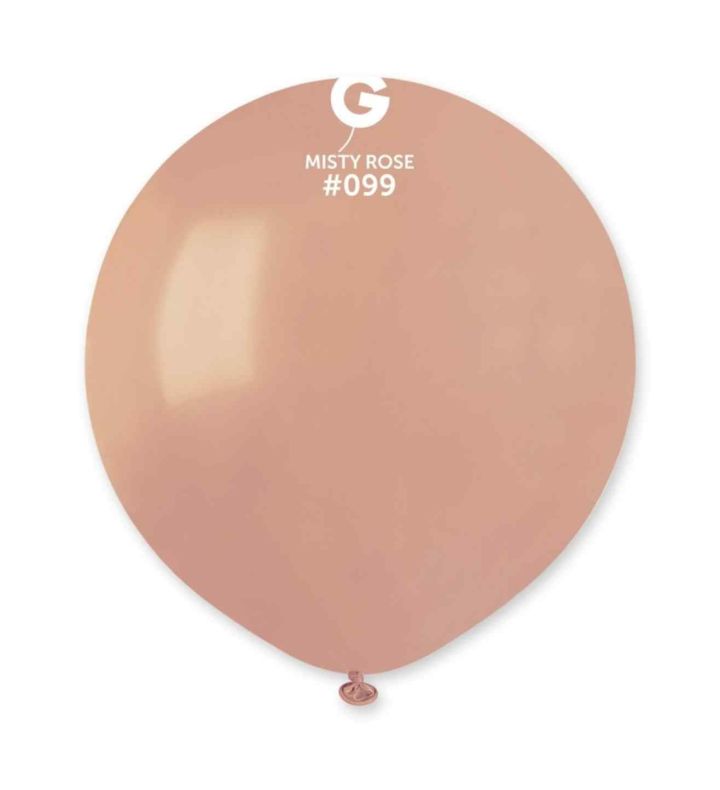 19" Gemar Misty Rose 099 Latex Balloons 25ct