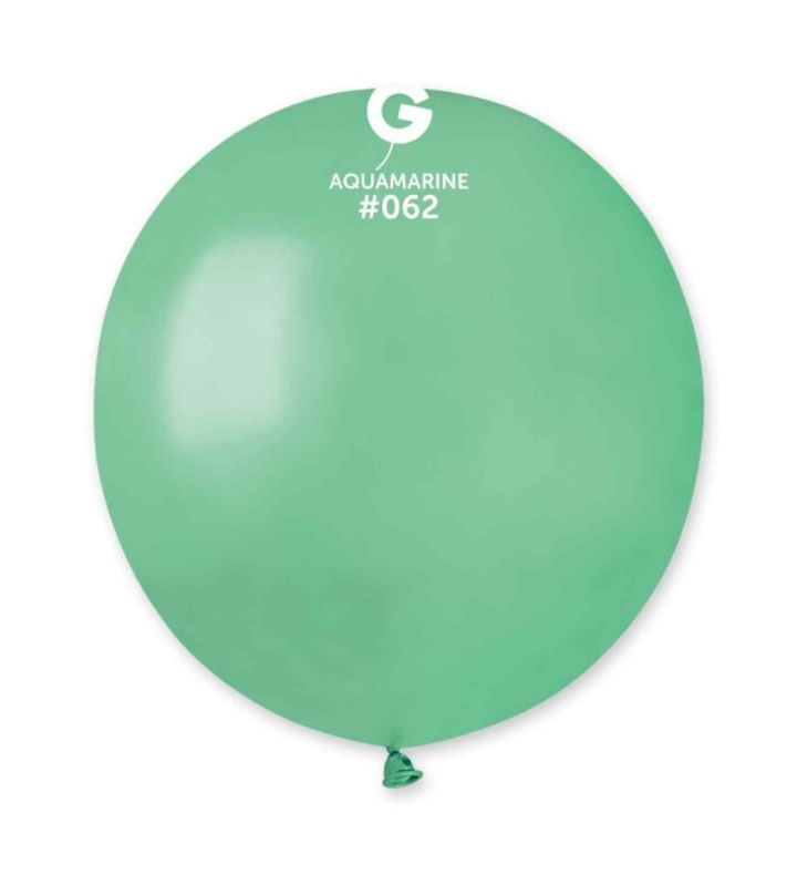 19" Gemar Aquamarine 050 Latex Balloons 25ct