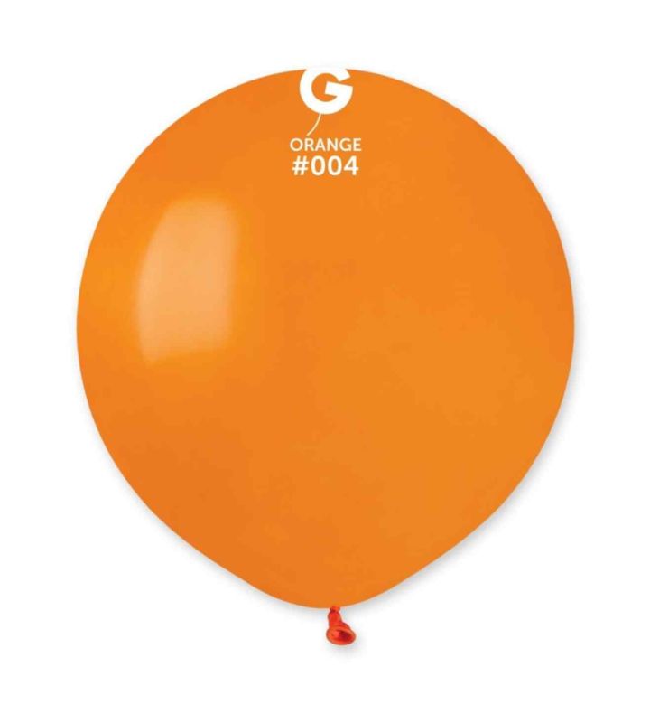 19" Gemar Orange 004 Latex Balloons 25ct