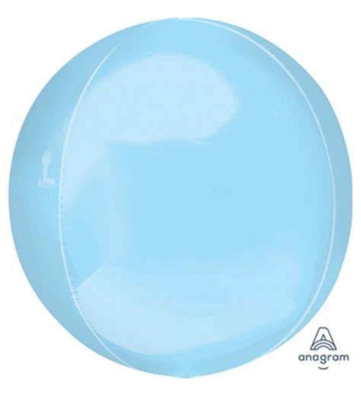 21" Pastel Blue Jumbo Orbz